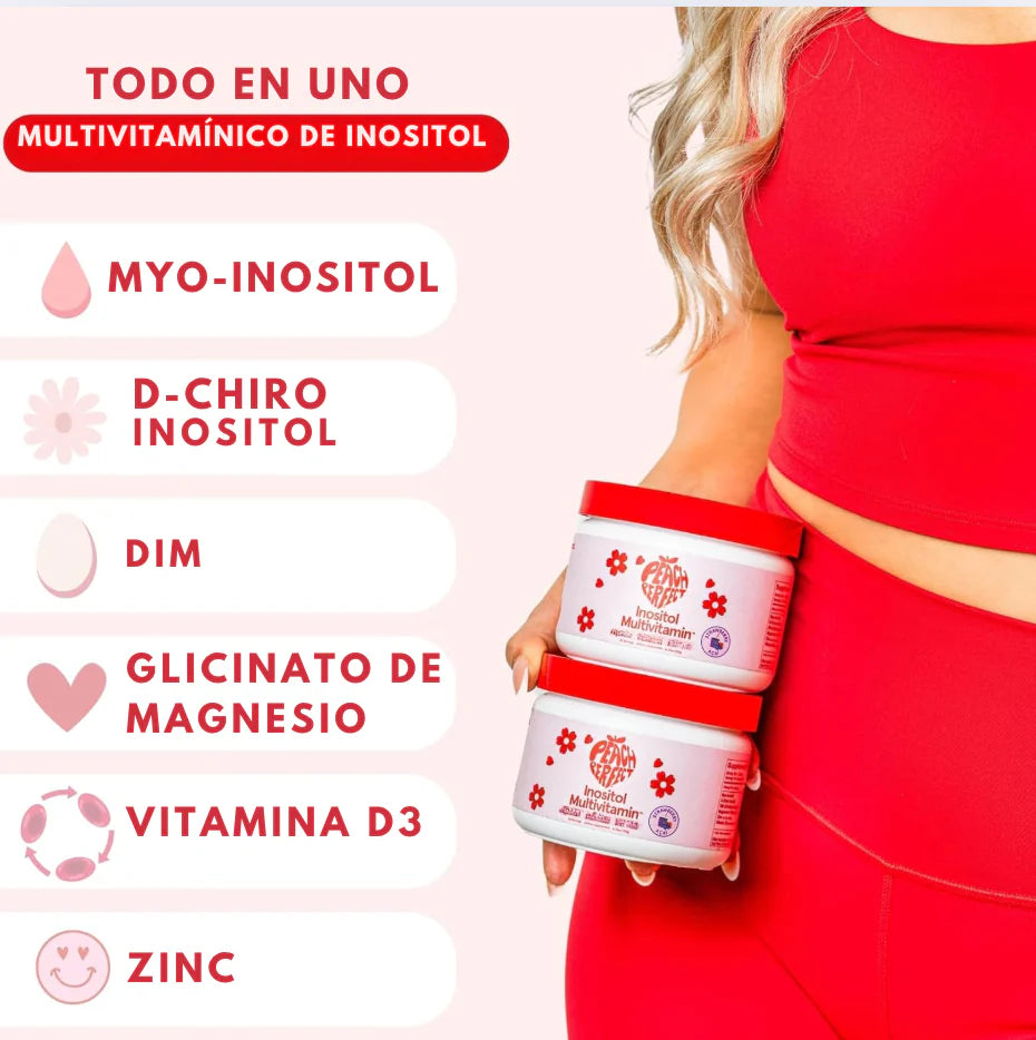 Peach Perfect Inositol Multivitamínico