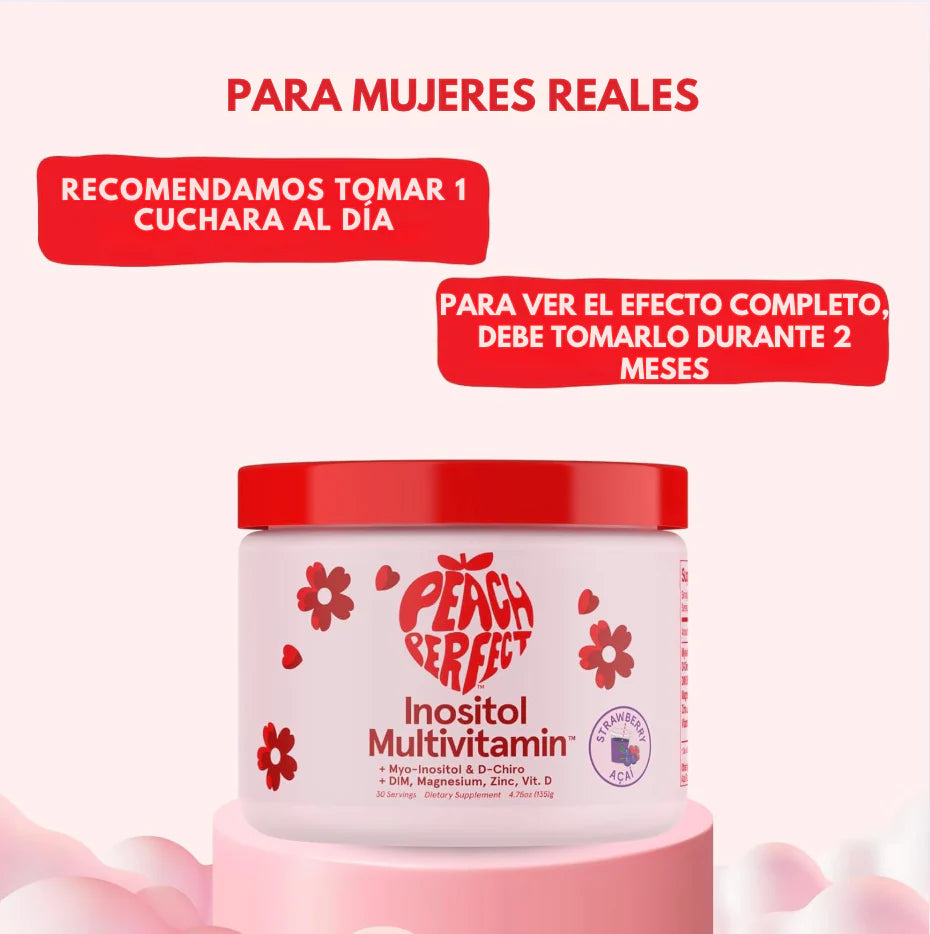 Peach Perfect Inositol Multivitamínico
