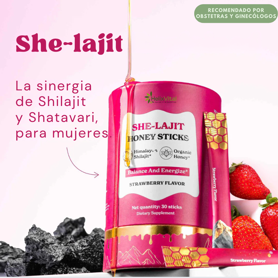 SHE-Lajit Honeysticks: Tu Equilibrio Diario, Delicioso y Natural
