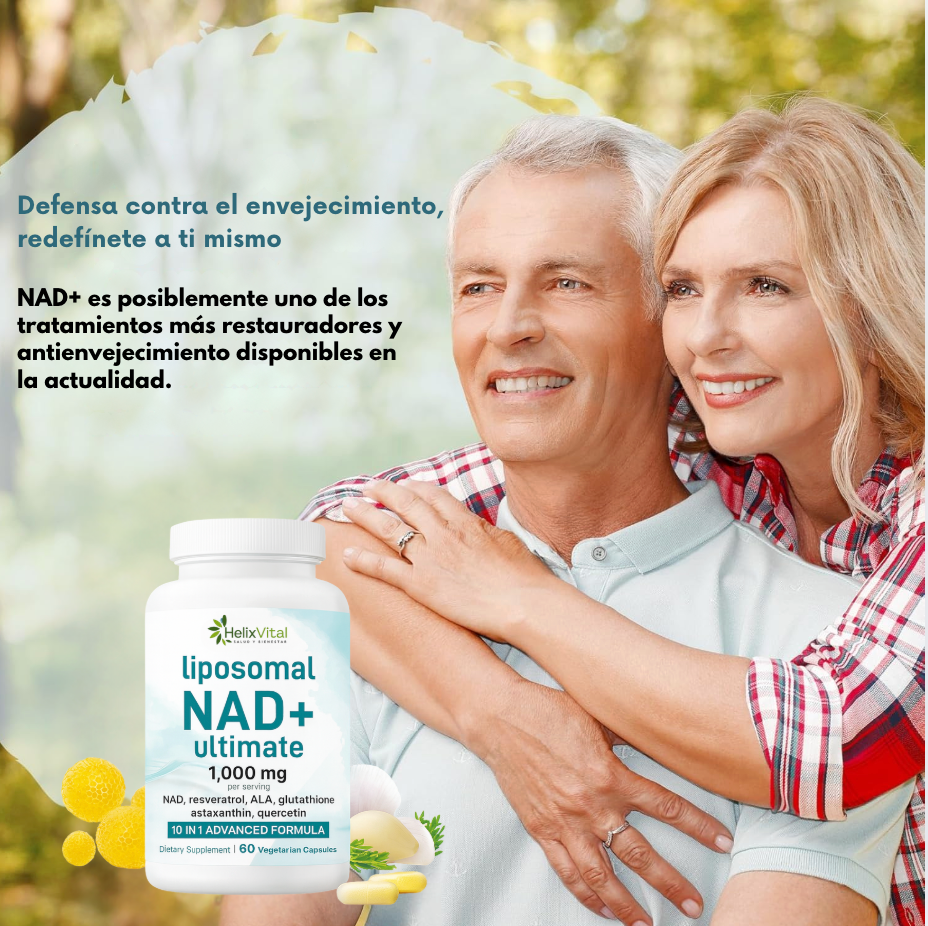 NAD+ Liposomal - Energía Celular y Longevidad en Cada Cápsula