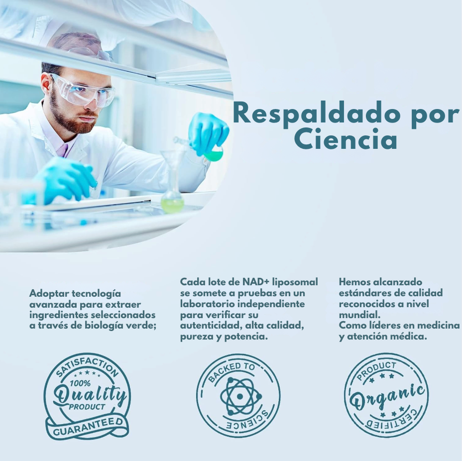 NAD+ Liposomal - Energía Celular y Longevidad en Cada Cápsula
