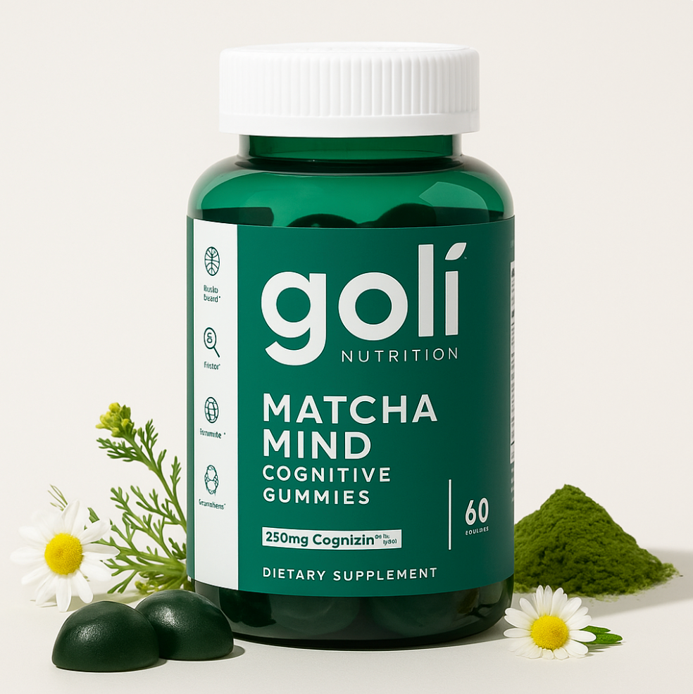 Goli® Matcha Mind: claridad mental en cada gomita