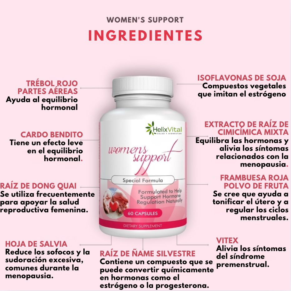 Women’s Support: Equilibrio Natural para tu Bienestar Hormonal