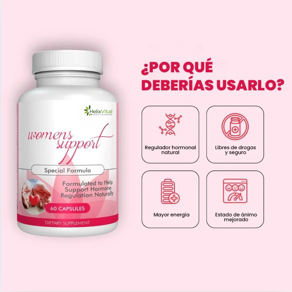 Women’s Support: Equilibrio Natural para tu Bienestar Hormonal