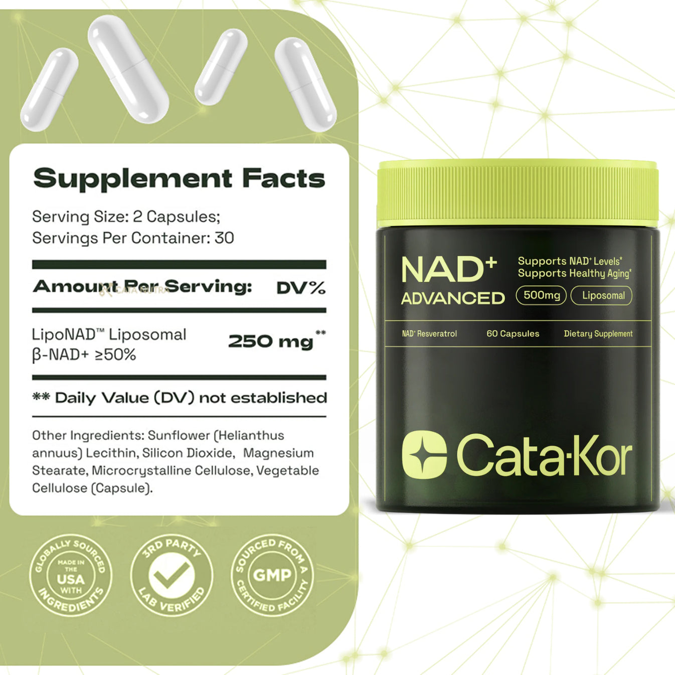 Cata-Kor - Ayuda a mantener tu enfoque y apoya un envejecimiento saludable.