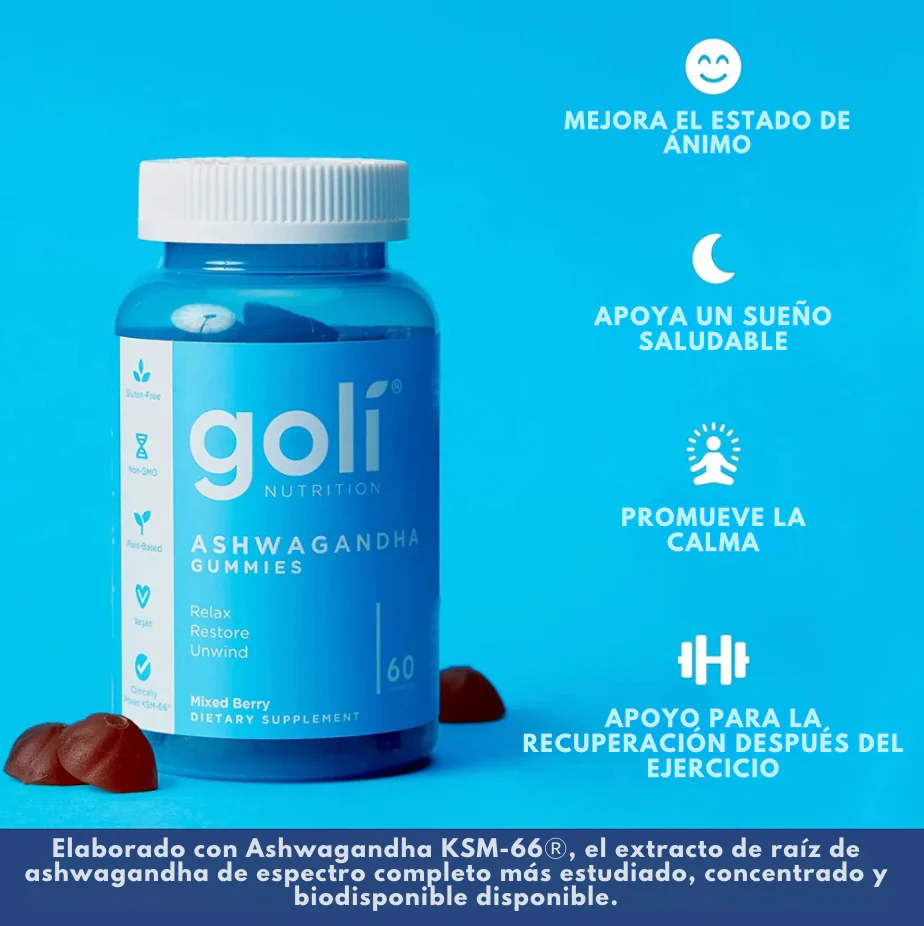 Goli Nutrition - Gomitas de Ashwagandha