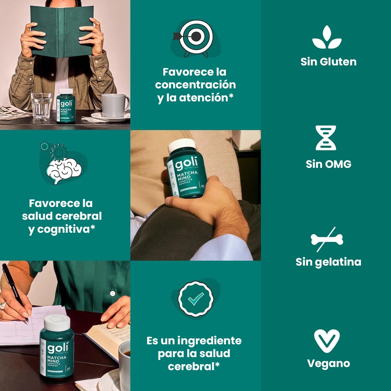Goli® Matcha Mind es el impulso que tu mente necesita