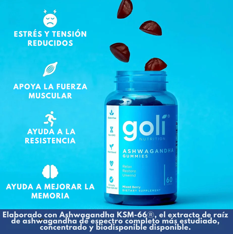 Goli Nutrition - Gomitas de Ashwagandha