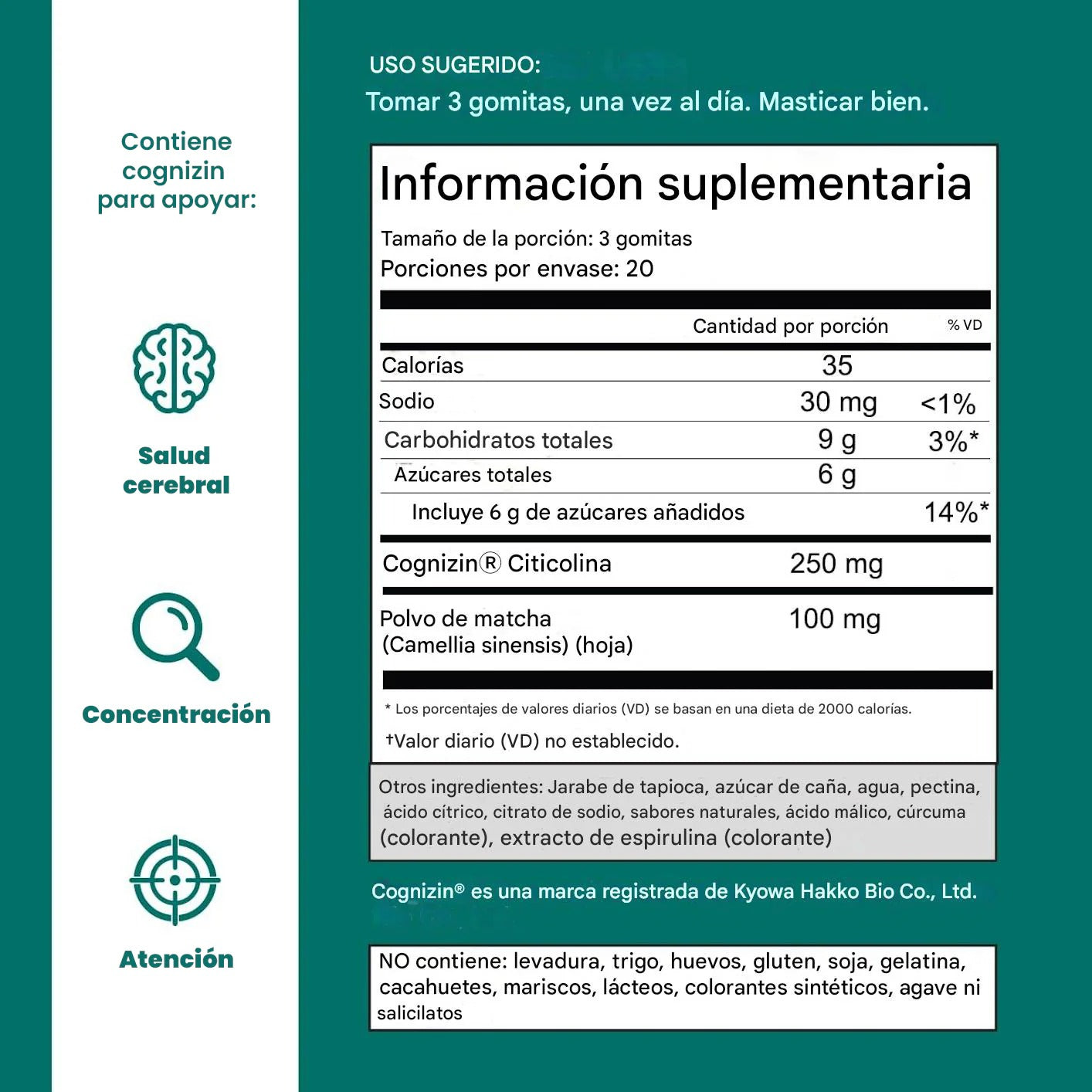 Goli® Matcha Mind: claridad mental en cada gomita