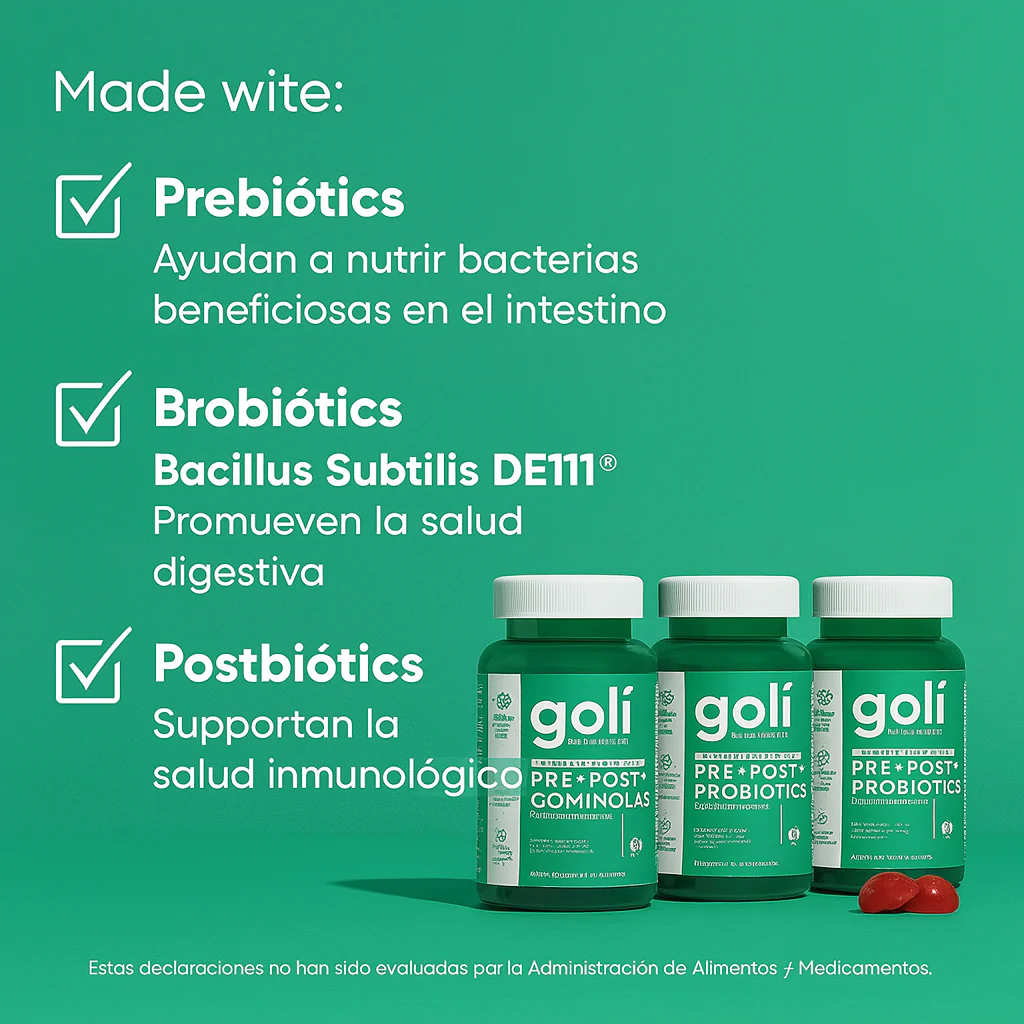 Golí - Manera innovadora y deliciosa de cuidar tu salud digestiva.