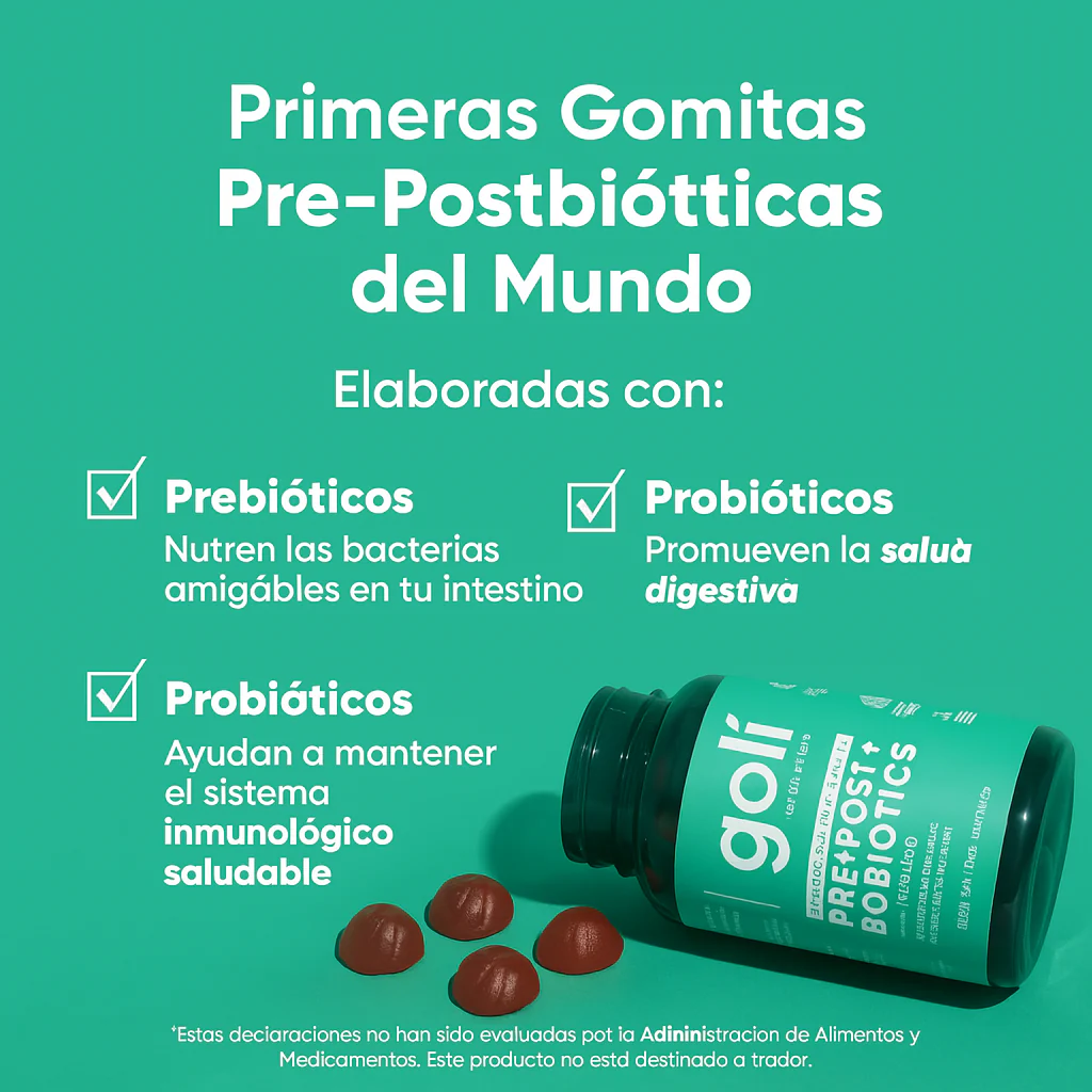 Golí - Manera innovadora y deliciosa de cuidar tu salud digestiva.