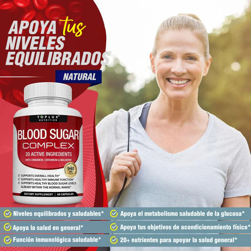 Blood Sugar Complex – Fórmula Natural para el Equilibrio Metabólico