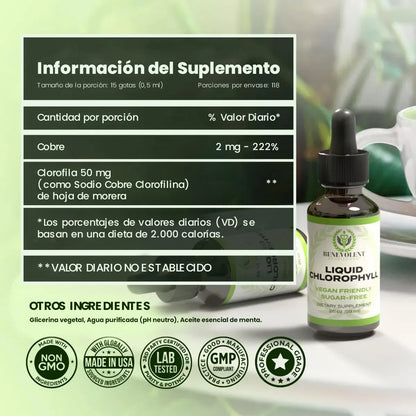 Clorofila líquida Kindness