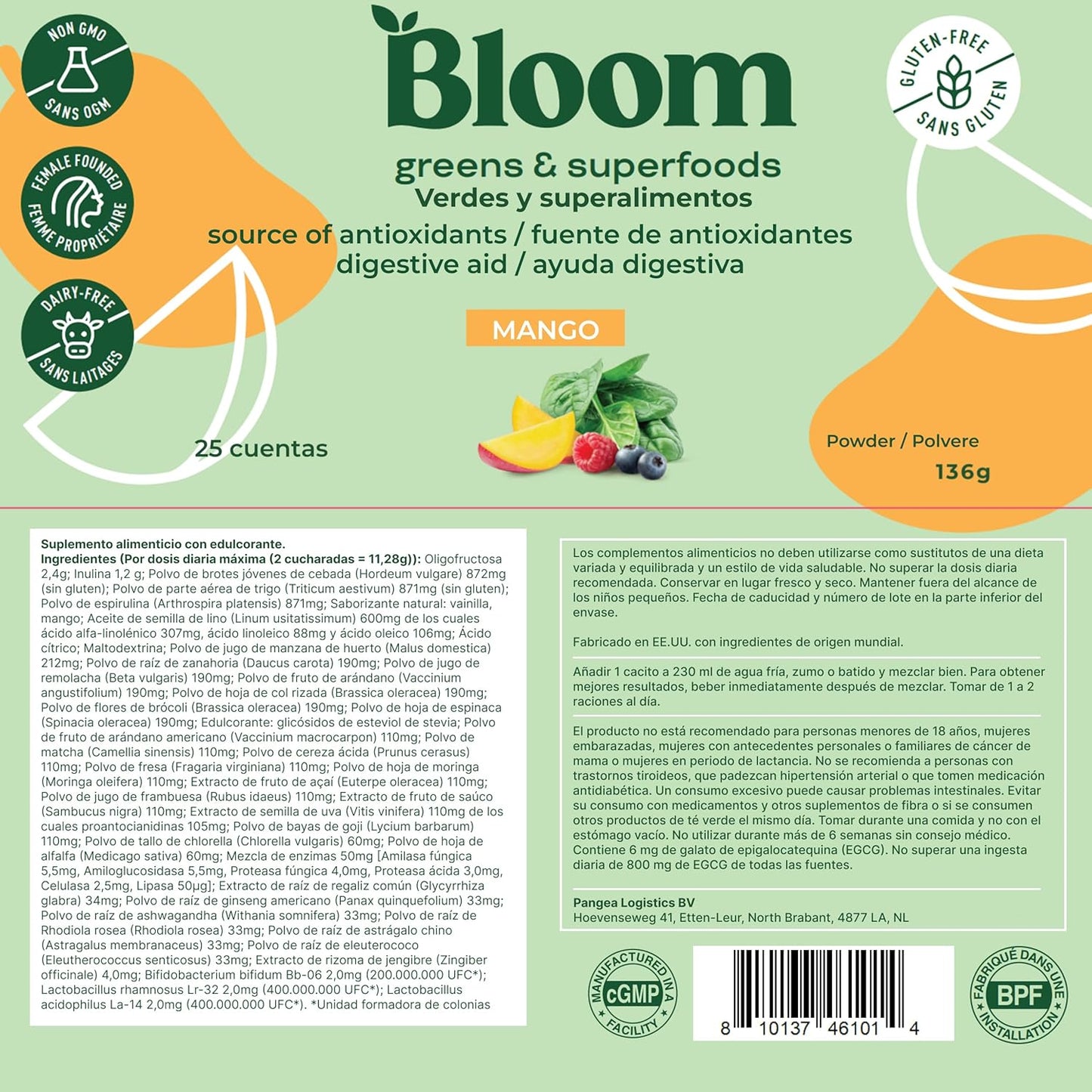 Bloom Greens - Reduce sensación de hinchazón