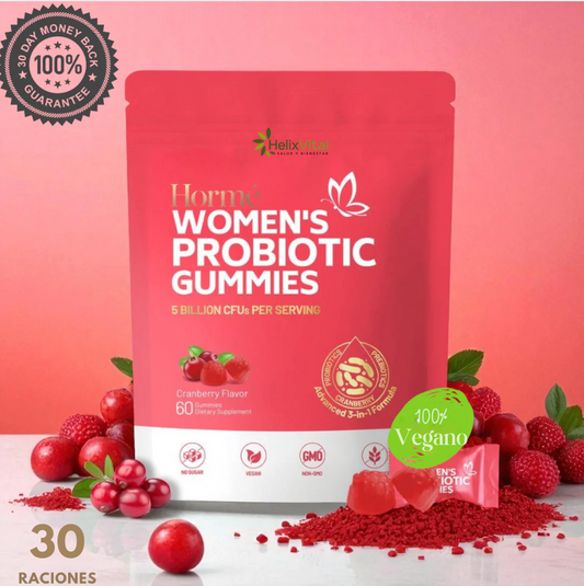 Gummies Probióticas - Equilibrio Femenino Delicioso y Natural