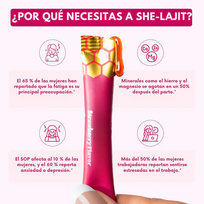 SHE-Lajit Honeysticks: Tu Equilibrio Diario, Delicioso y Natural