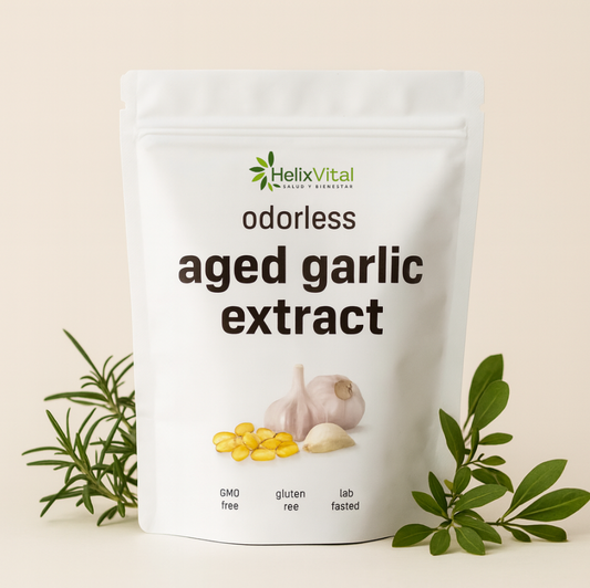 Aged Garlic Extract 7500 mg - El secreto natural para el apoyo general al bienestar cardiovascular