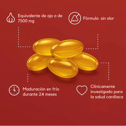 Aged Garlic Extract 7500 mg - El secreto natural para el apoyo general al bienestar cardiovascular