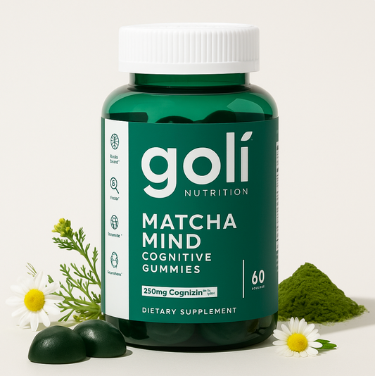Goli® Matcha Mind: claridad mental en cada gomita