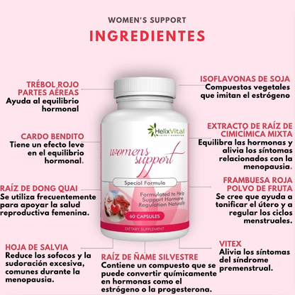 Women’s Support: Equilibrio Natural para tu Bienestar Hormonal