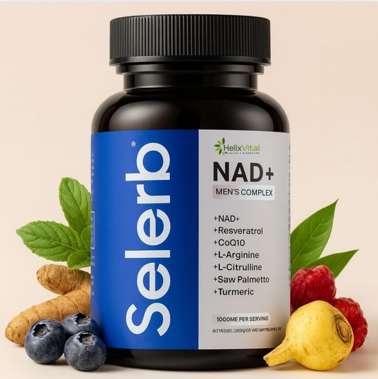 Selerb NAD+ para Hombres: Potencia tu Estilo de Vida Activo