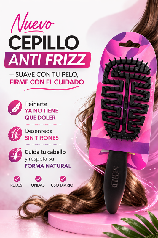 Nuevo Cepillo Anti Frizz - Cuidado Del cabello