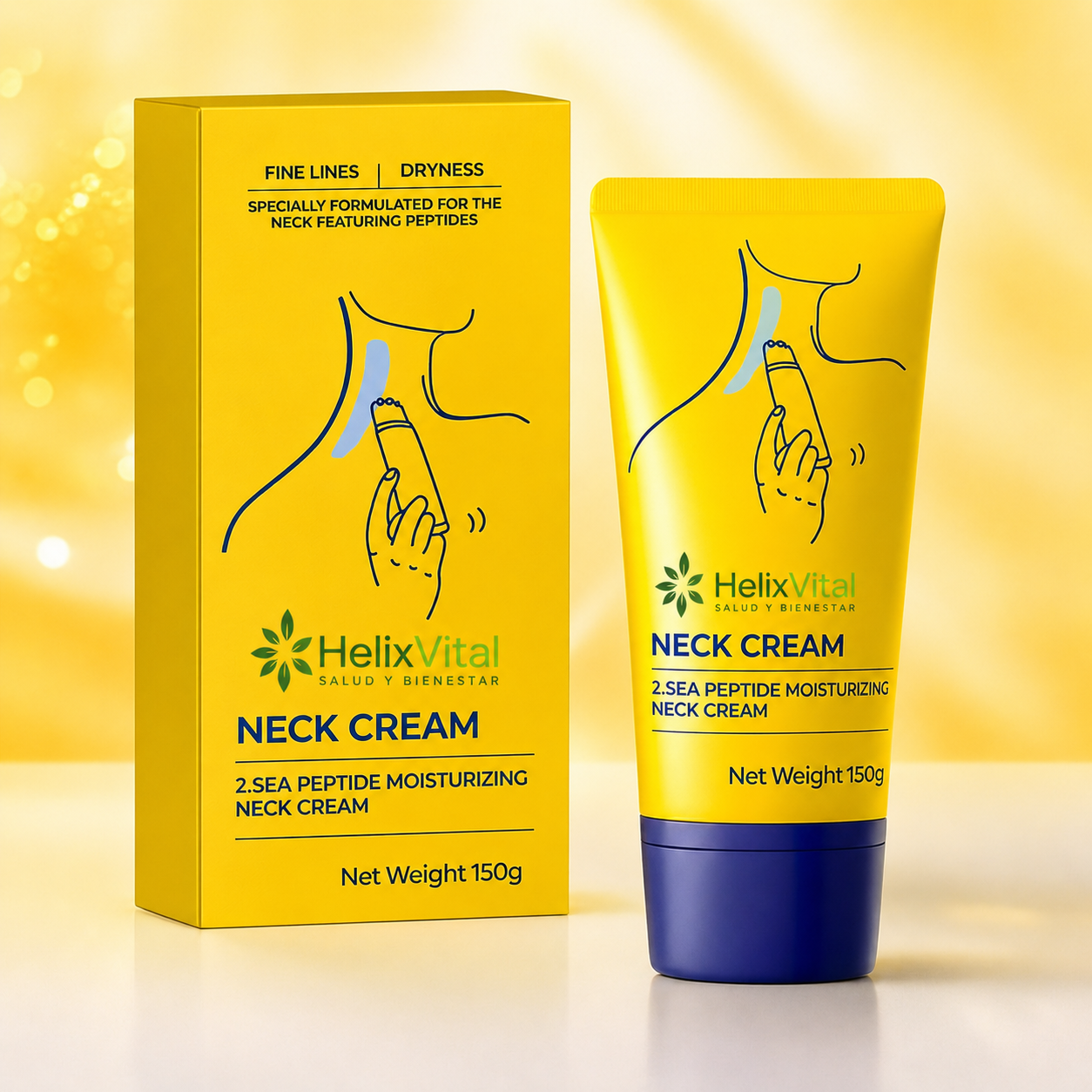 Neck Cream Reafirmante para el cuello - HelixVital