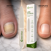 Lima de Cristal HelixVital — Prepara la Uña. Multiplica los Resultados.