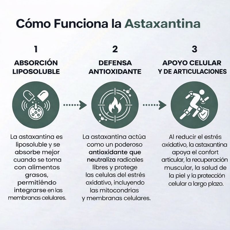 Astaxantina Premium – Antioxidante y Antiinflamatorio Natural