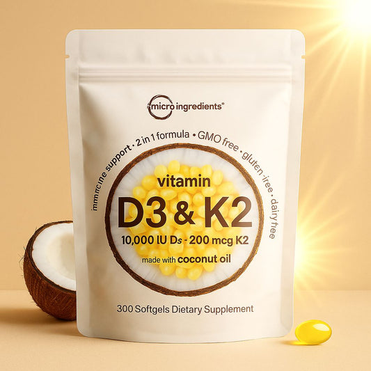 Vitamina D3 + K2: Tu Dosis de Sol para el Bienestar Diario