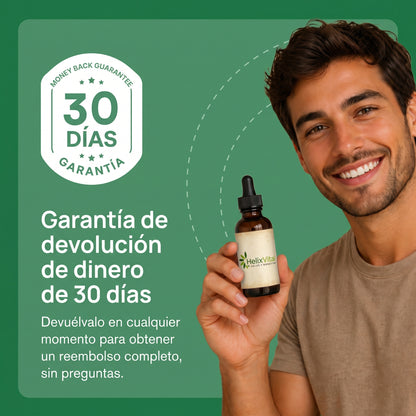 Lymph Drops de HelixVital™ — gotas de drenaje linfático con Cleavers, Bardana, Diente de León, Trébol Rojo y Equinácea.