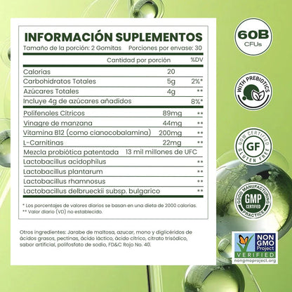 Gummies de Vinagre de Manzana™ - Tu Aliado Diario para el Bienestar Digestivo.