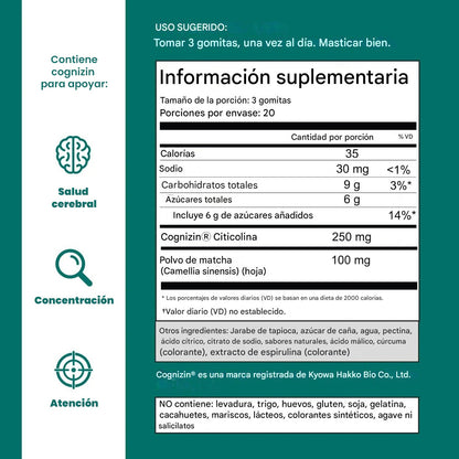 Goli® Matcha Mind: claridad mental en cada gomita