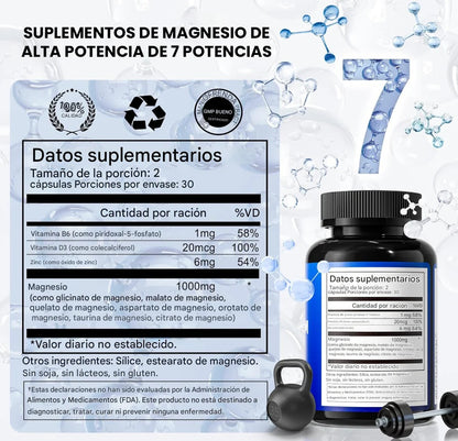 Magnesio 7-Complex: Tu Apoyo para el Bienestar Diario